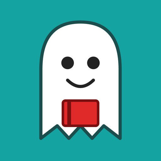 Overdue Book Ghost logo